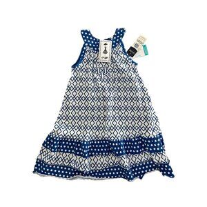 UNIVERSITY OF KENTUCKY A Line Logo Blue White Dress Size 4T NEW